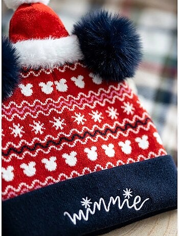 Gorro infantil de punto minnie mouse disney