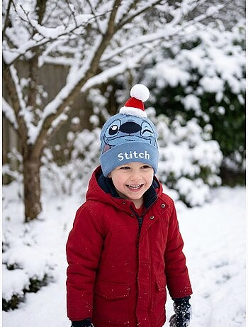 Gorro infantil de punto stitch disney