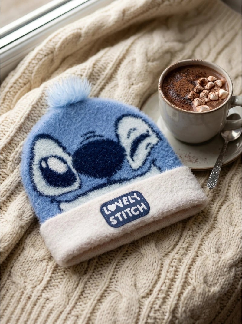 Gorro infantil de punto stitch disney rosa y azul Rosa - Kiabi
