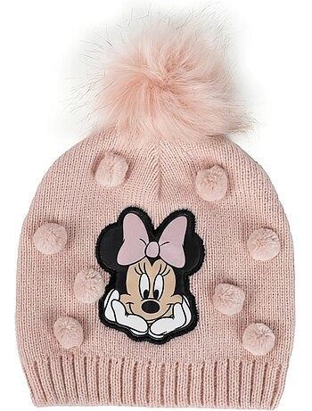 Gorro infantil de punto suave minnie disney