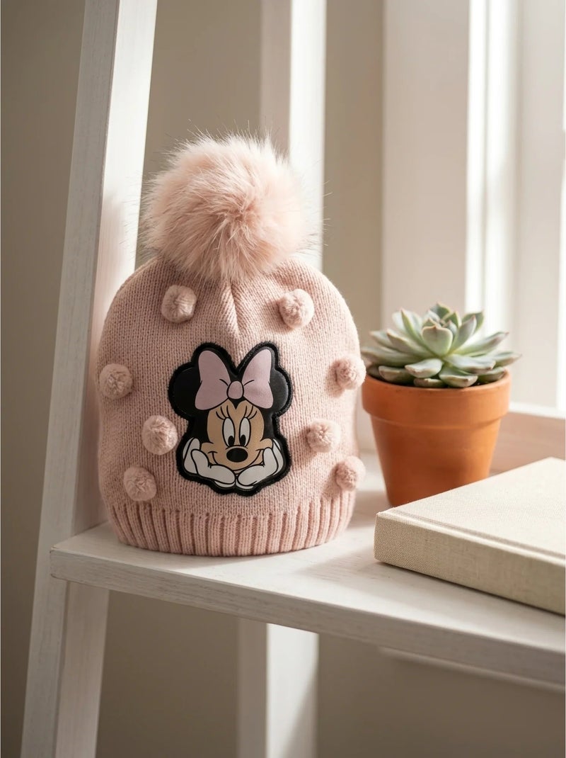 Gorro infantil de punto suave minnie disney Rosa - Kiabi