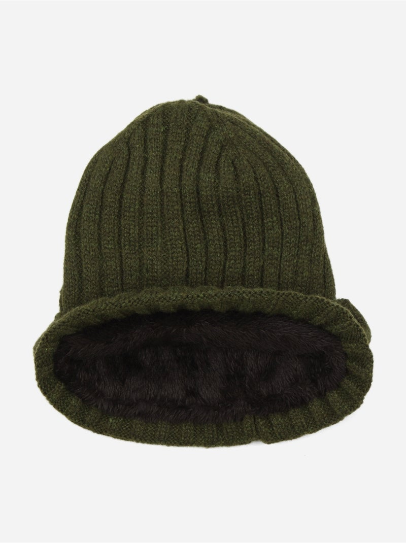 Gorro liso - bill tornade Caqui - Kiabi