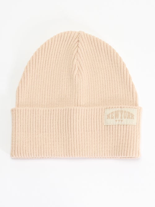 Gorro liso con vuelta - Kiabi Gorro liso con vuelta - Kiabi