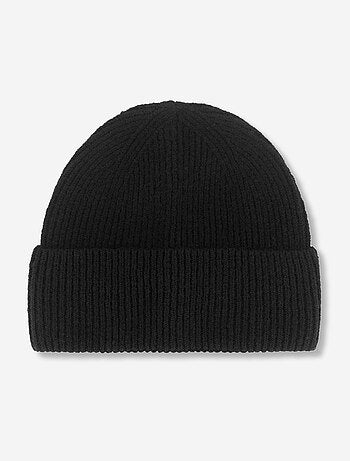 Gorro liso con vuelta