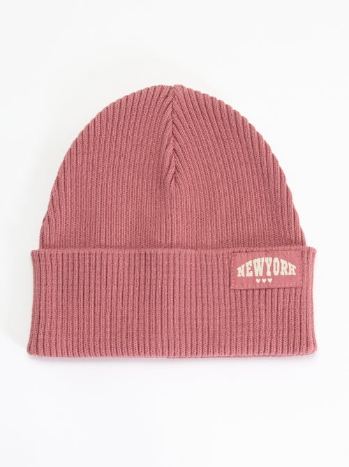 Gorro liso con vuelta - Kiabi Gorro liso con vuelta - Kiabi