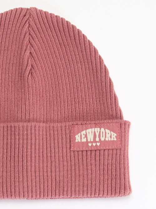 Gorro liso con vuelta - Kiabi Gorro liso con vuelta - Kiabi