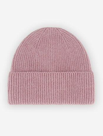 Gorro liso con vuelta