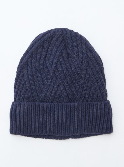 Gorro liso de punto - Kiabi