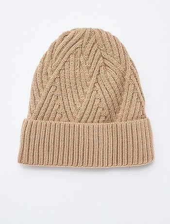 Gorro liso de punto