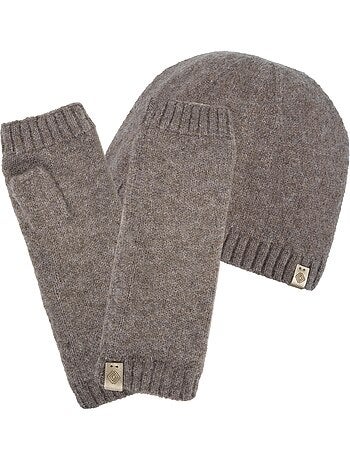 Gorro malla «soft touch» con efecto cachemira. Talla única elástica. Mujer isotoner