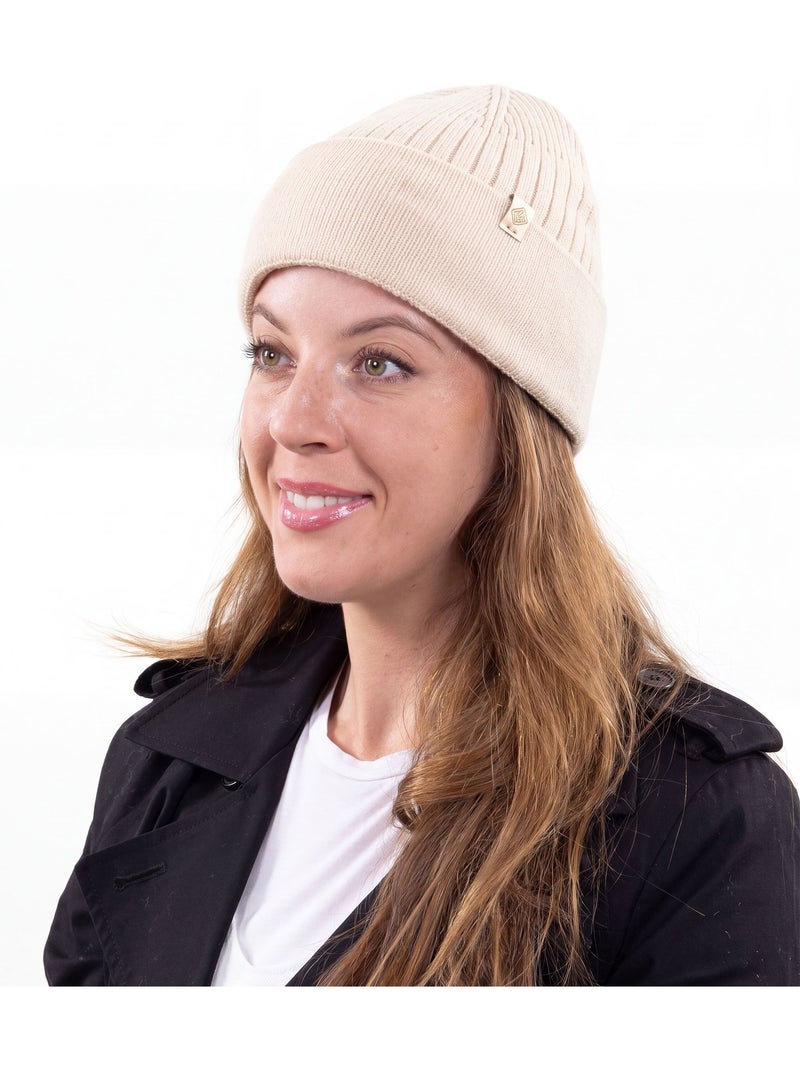 Gorro malla soft touch, talla única elástica mujer isotoner Beige - Kiabi