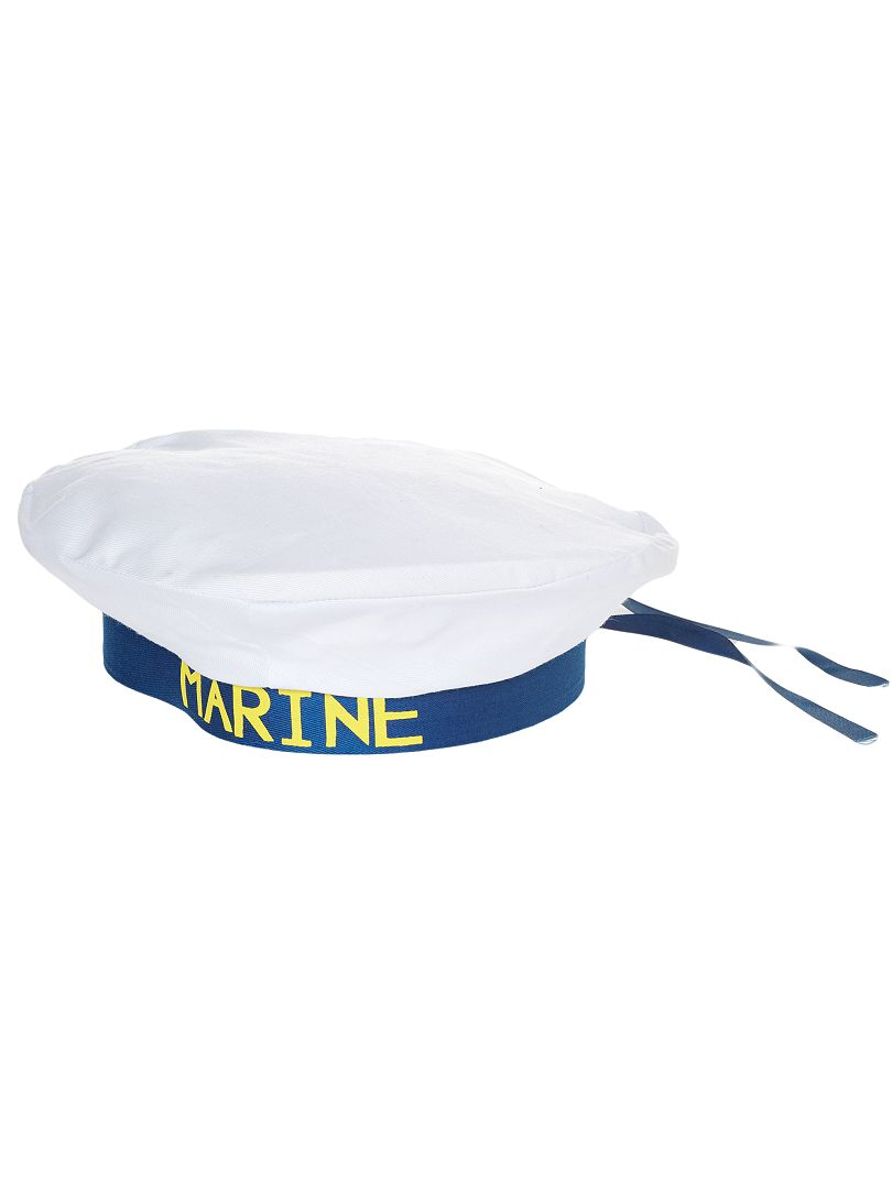 Gorro marinero - blanco/azul - Kiabi - 4.00€
