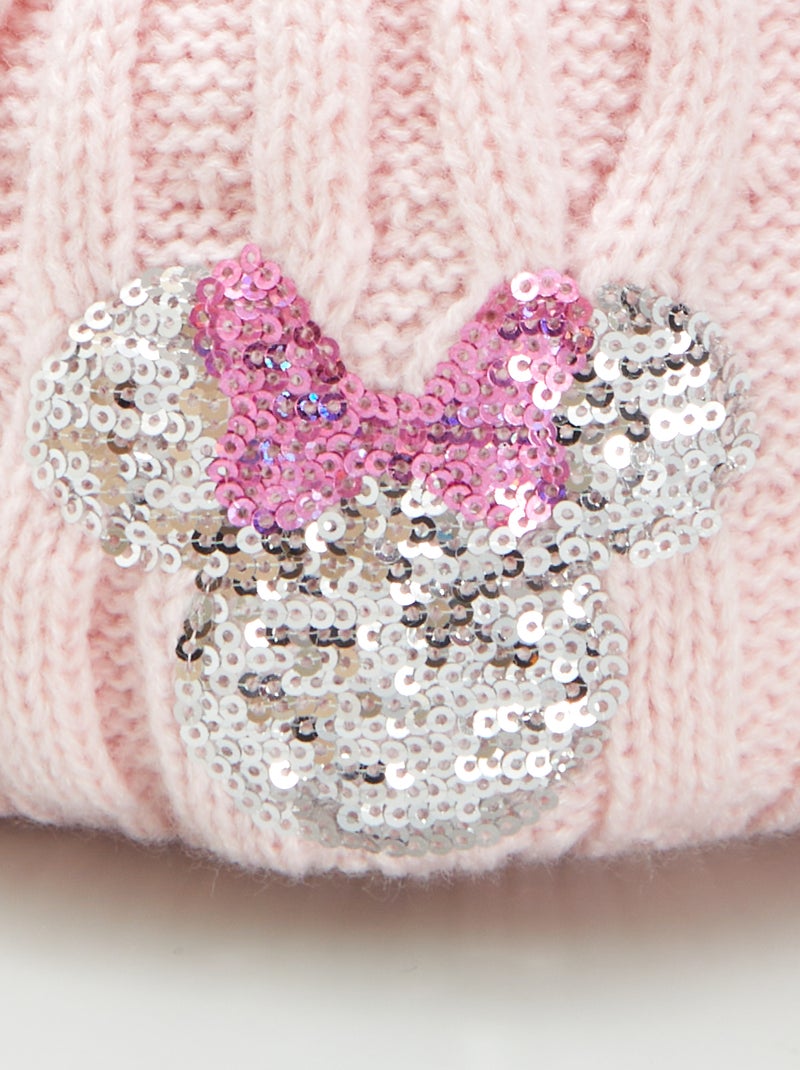 Gorro 'Minnie' con brillos ROSA - Kiabi