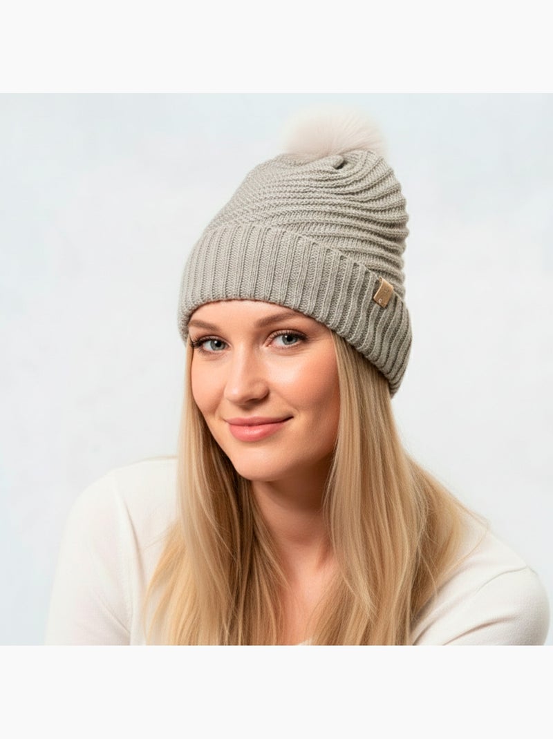 Gorro no dudes en completar tu look con unos guantes a juego. Mujer Bronce - Kiabi