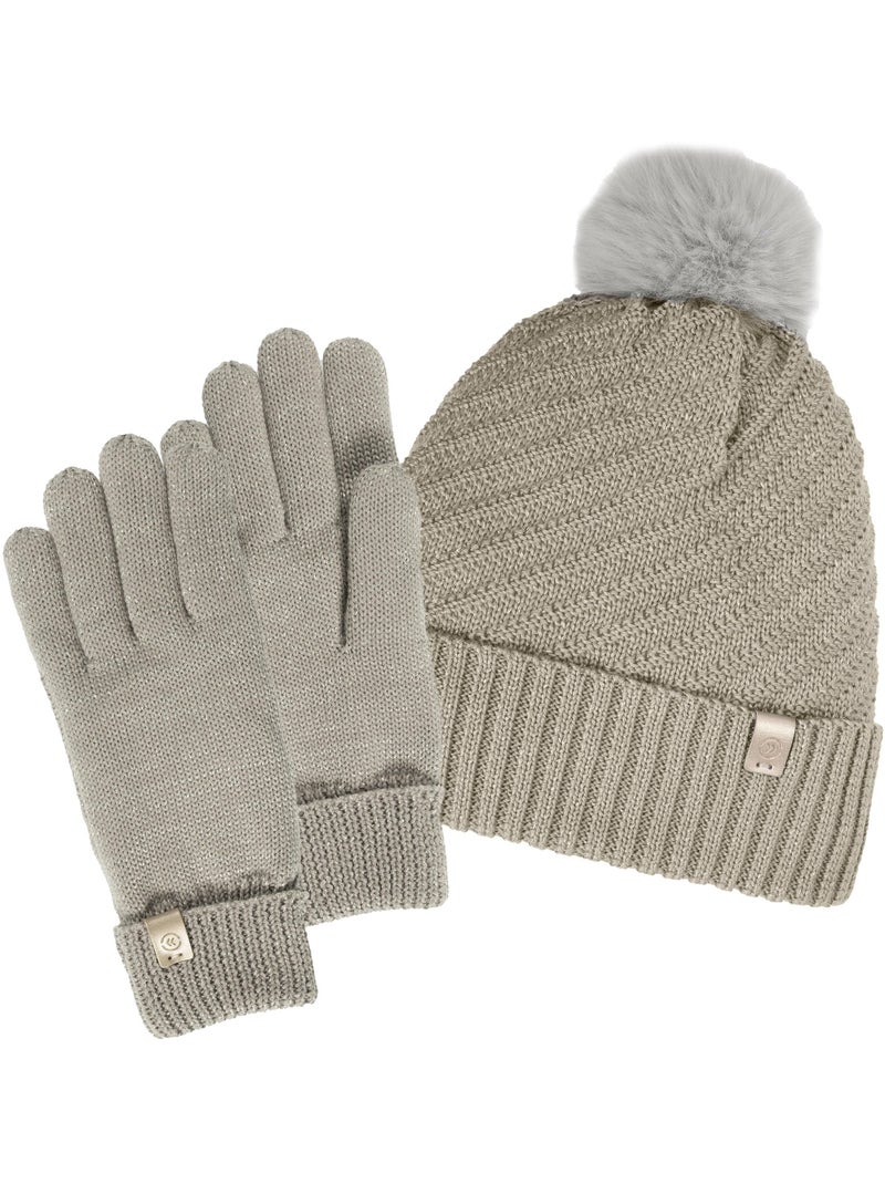 Gorro no dudes en completar tu look con unos guantes a juego. Mujer Bronce - Kiabi