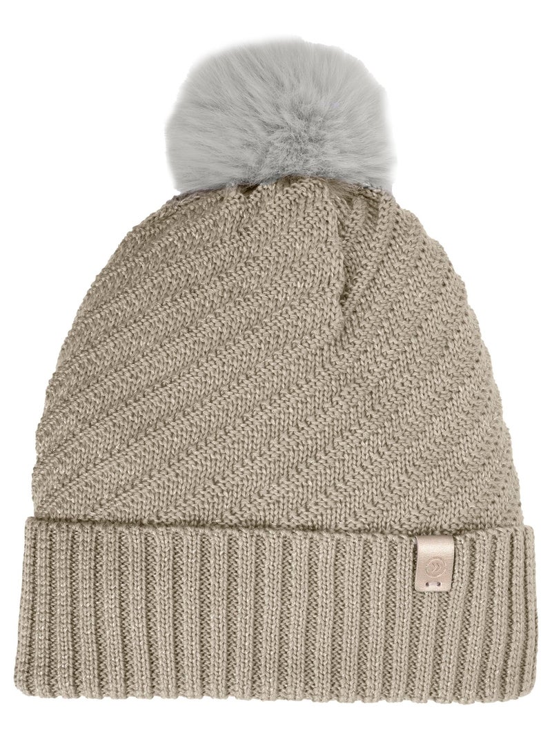 Gorro No dudes en completar tu look con unos Guantes a juego. mujer Isotoner Bronce - Kiabi