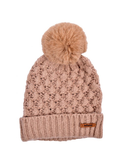 Gorro Pompon INFINITF Mujer - Kiabi