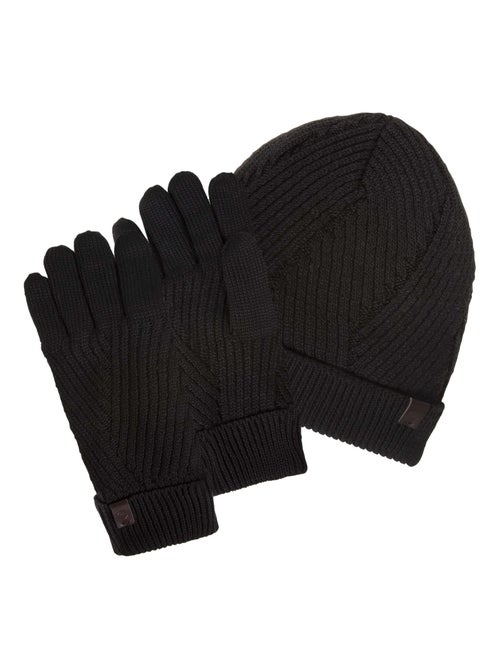 Gorro punto reciclado, cálido, forro polar reciclado hombre isotoner - Kiabi Gorro punto reciclado, cálido, forro polar reciclado hombre isotoner - Kiabi