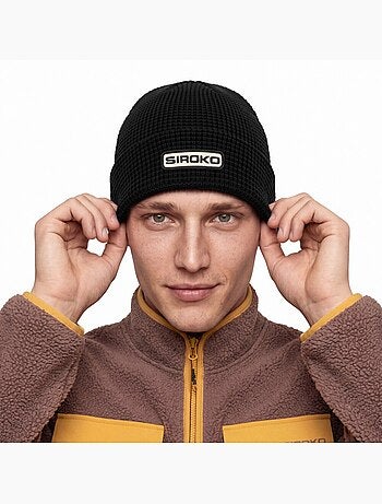 Gorro punto waffle hombre y mujer sequoia