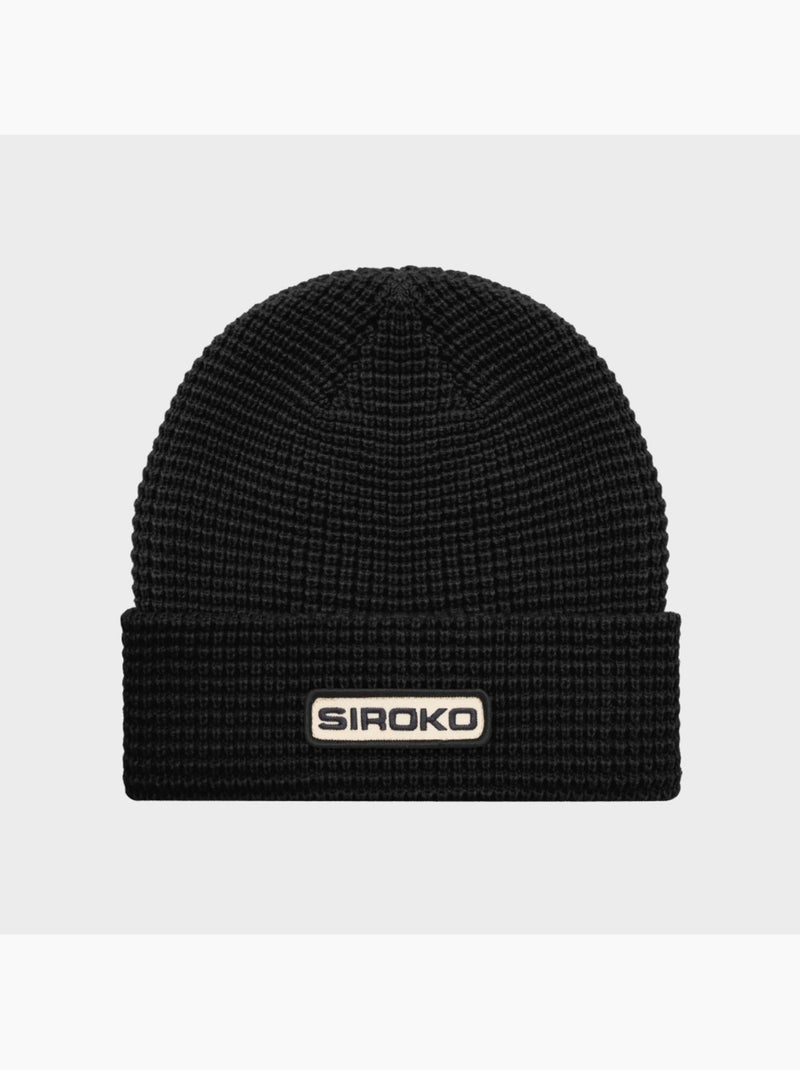 Gorro punto waffle hombre y mujer sequoia Negro - Kiabi