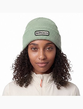 Gorro punto waffle hombre y mujer sequoia