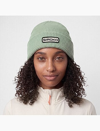 Gorro punto waffle hombre y mujer sequoia