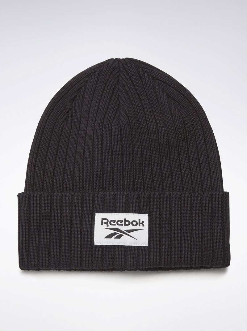 Gorro 'Reebok' de punto NEGRO - Kiabi