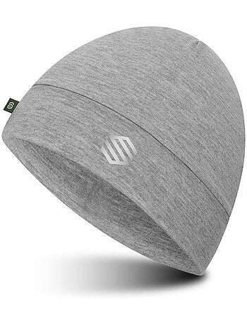 Gorro running fitness hombre y mujer helios melange gray
