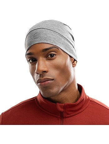 Gorro running fitness hombre y mujer helios melange gray