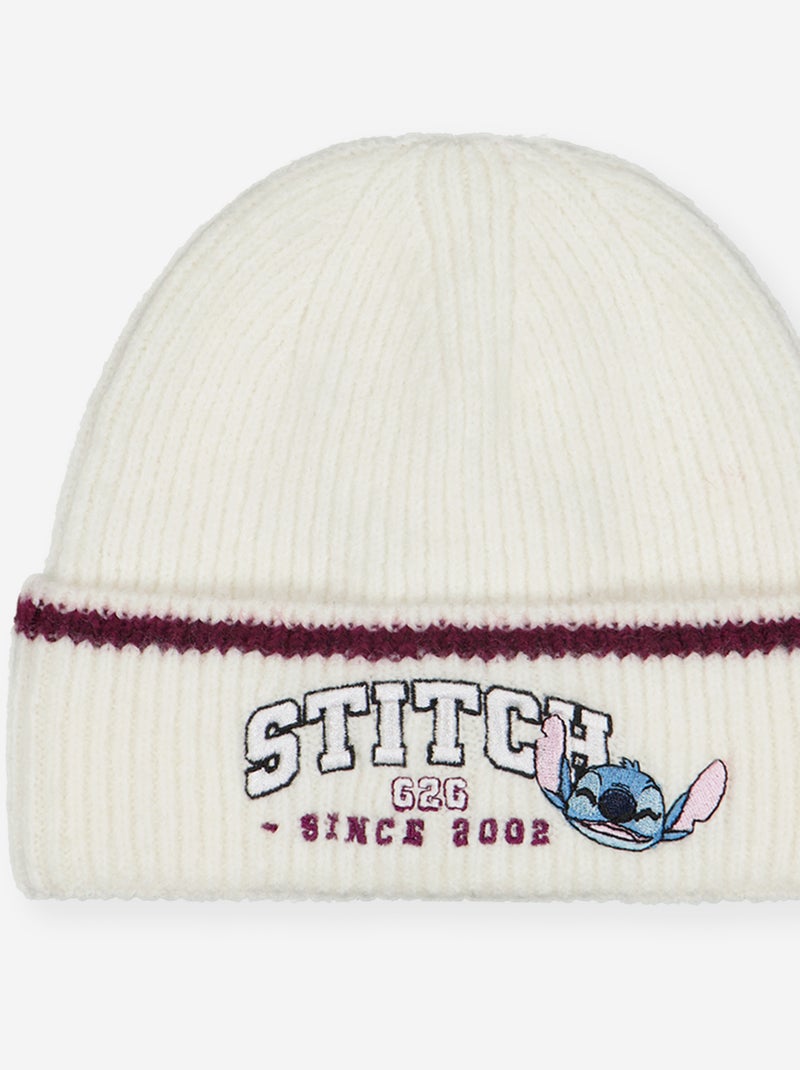 Gorro \'Stitch\' con dobladillo Beige - Kiabi