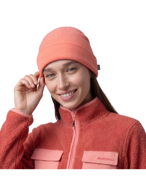 Gorro tejido polar hombre y mujer aysen coral - Kiabi Gorro tejido polar hombre y mujer aysen coral - Kiabi