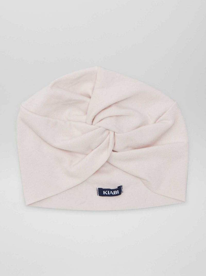 Gorro turbante de punto ROSA - Kiabi