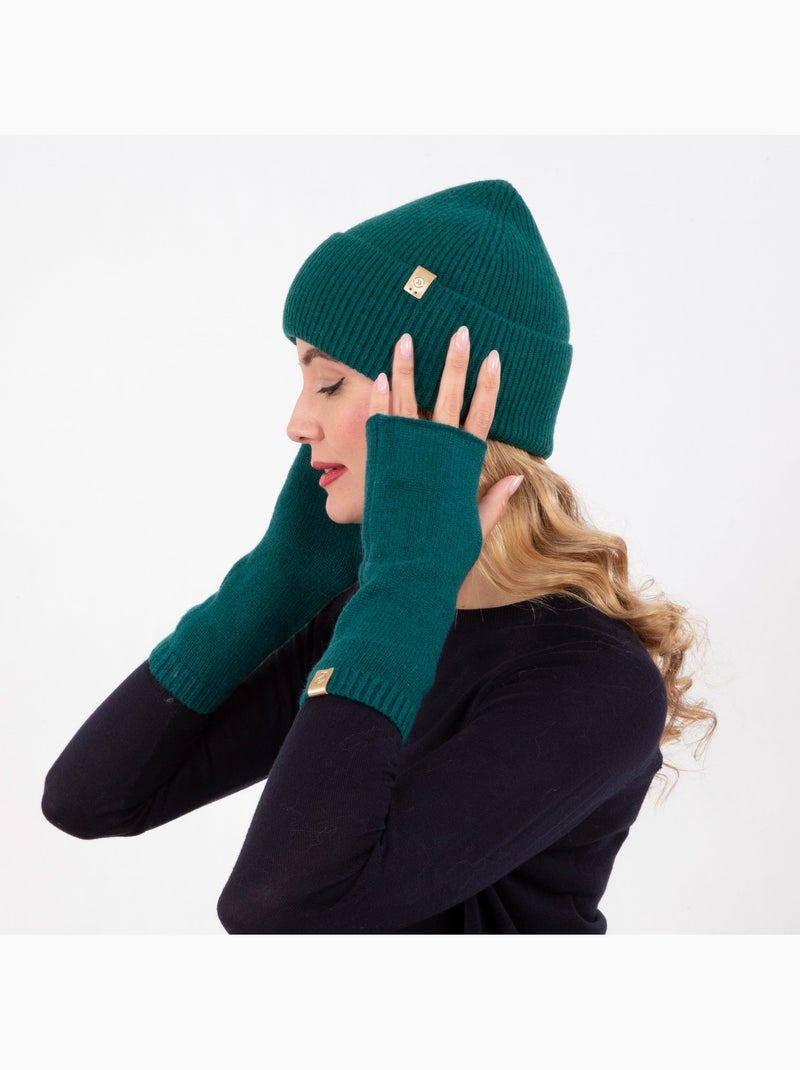 Gorro ultra suave, elástico y resistente mujer isotoner Verde madreselva - Kiabi
