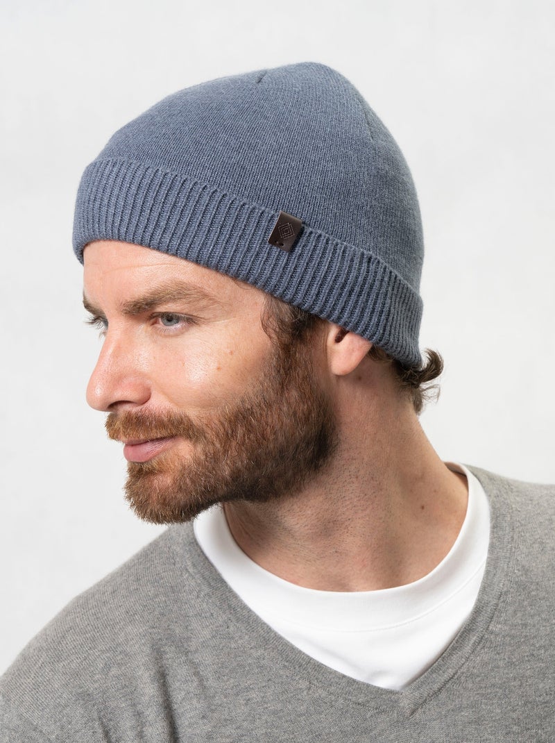 Gorro ultra suave, No forrado hombre Isotoner Azul vaquero - Kiabi