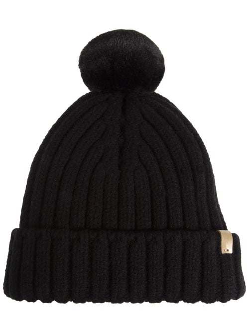 Gorro ultra suave, pompón de imitación de piel, talla única mujer Isotoner - Kiabi