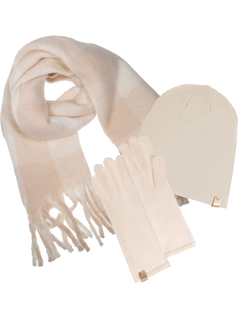 Gorro ultra suave, talla única mujer Beige claro - Kiabi