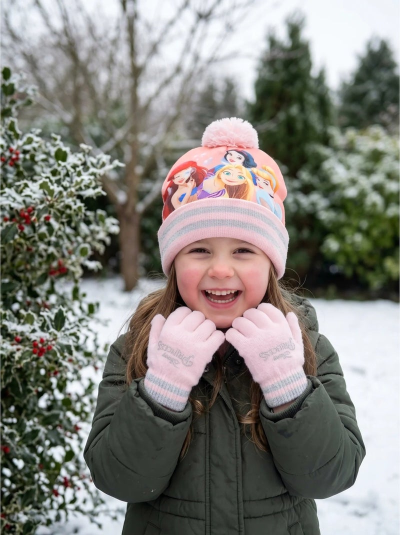 Gorro y guantes princesas disney infantil Multicolor - Kiabi