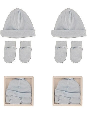 Gorro y Manoplas Bebé Pack de 2