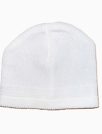 Gorro y patucos de punto para bebé de Les Chatounets