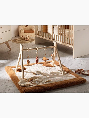 Gran alfombra de juego doble de gasa de algodón y - SAUTHON