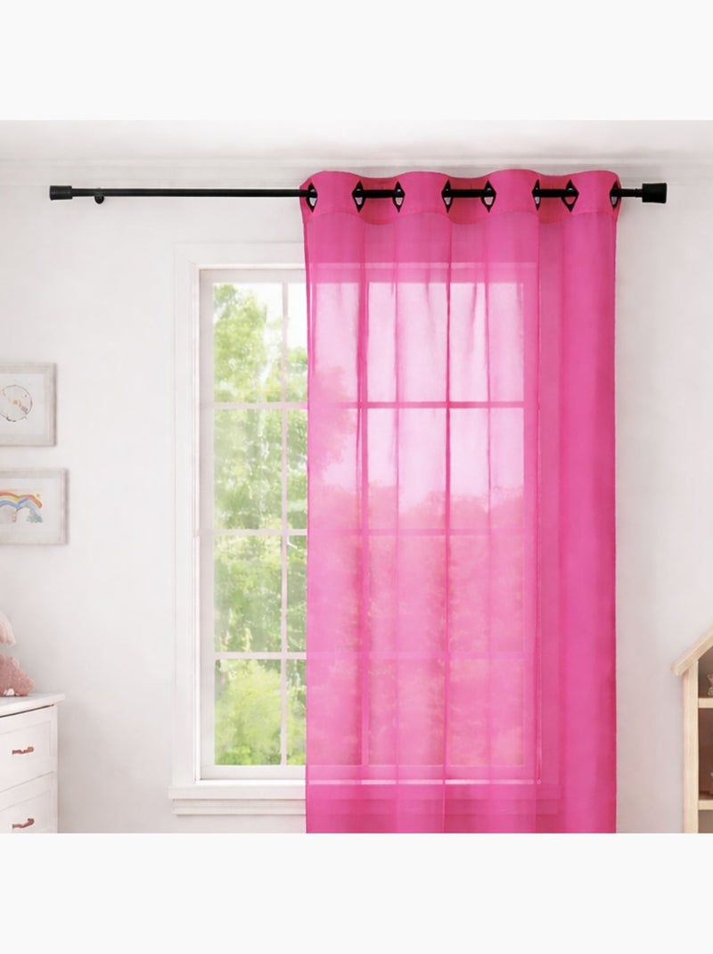 Gran anchura rosa transparente Rosa fucsia - Kiabi