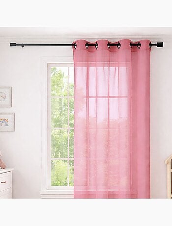 Gran anchura rosa transparente