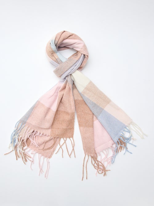 Gran bufanda de cuadros - Kiabi