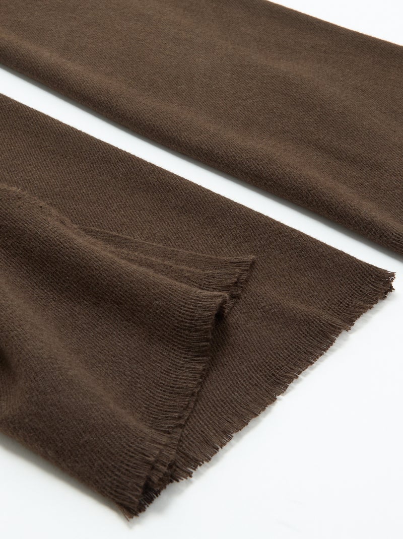 Gran bufanda rectangular Kaki - Kiabi