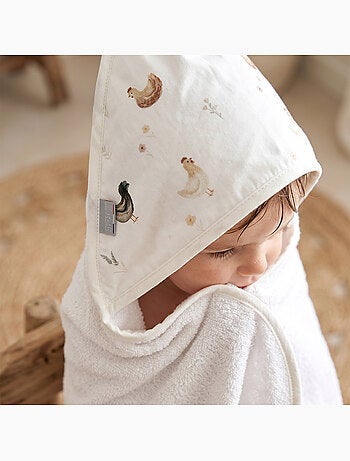 Gran capa de baño para bebé de algodón y bambú | SEVIRA KIDS
