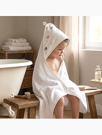 Gran capa de baño para bebé de algodón y bambú | SEVIRA KIDS