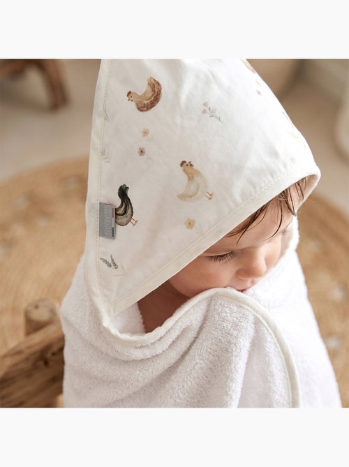 Gran capa de baño para bebé de algodón y bambú | SEVIRA KIDS - Kiabi