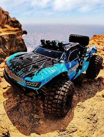 Coche teledirigido OVERMAX Hooligan 2.0 - Velocidad 35 km/h - Alcance 100 metros - Transmisión 4x4