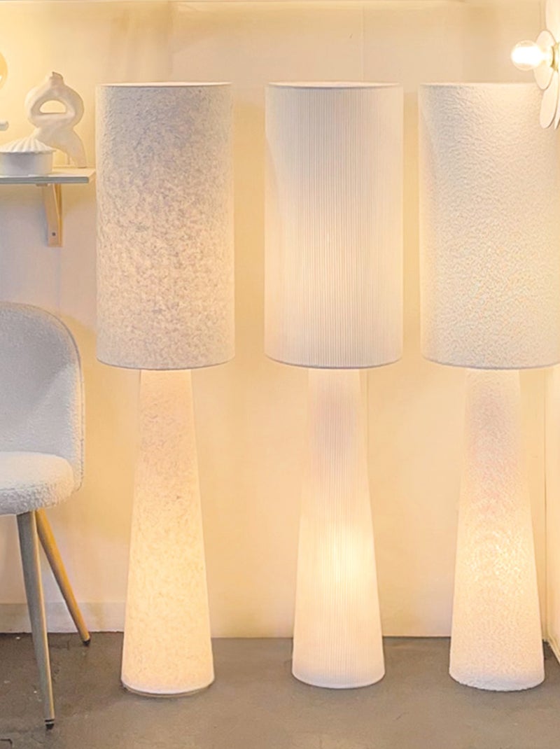 Gran lámpara de papel maché Blanco - Kiabi