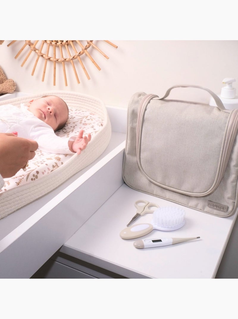 Gran neceser con set de aseo para bebé | Bo Jungle Beige - Kiabi